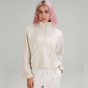 Lululemon Brushed Softstreme Ribbed Half Zip